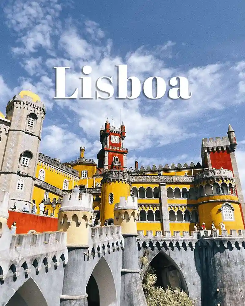 Palacio de Sintra en Lisboa, portada de la guía de Lisboa