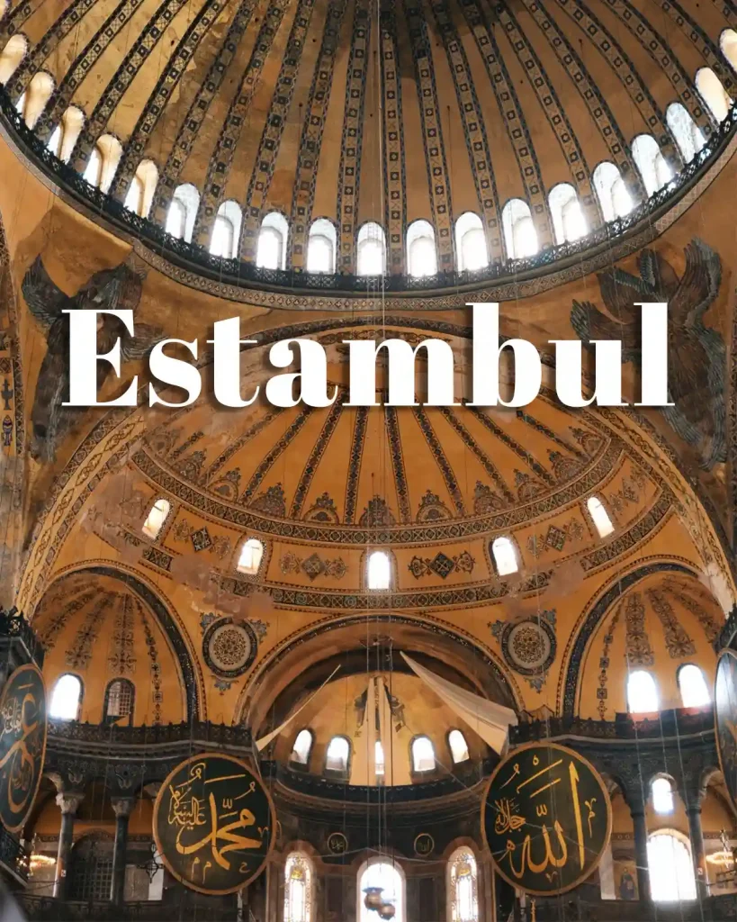Mezquita de Santa Sofia en Estambul, portada de la guía de Estambul